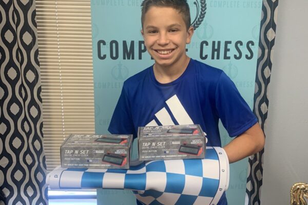 Cornerstone Christian School chessboards and clocks donation.